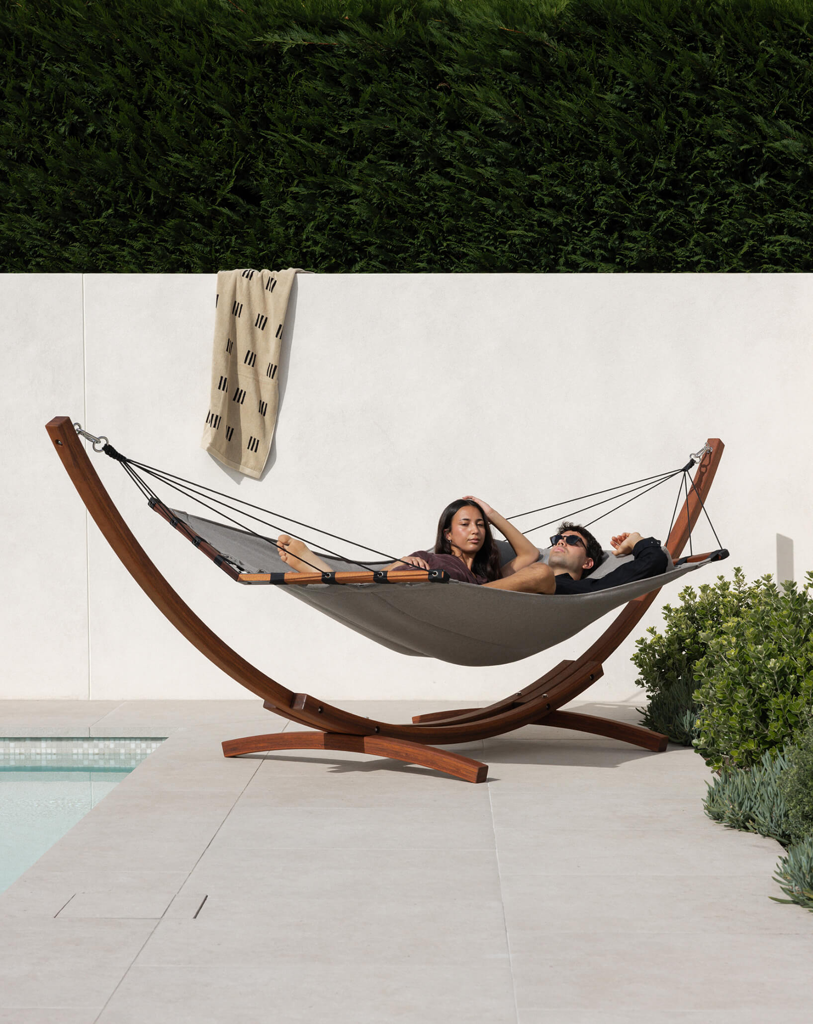Free-standing hammock - double [Ostuni]