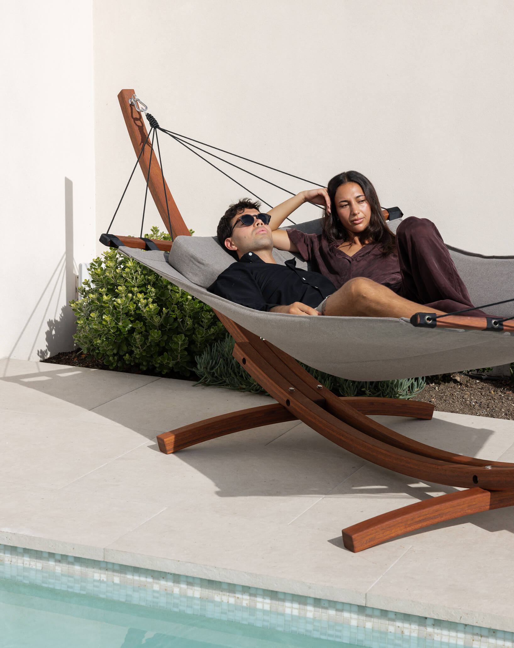 Free-standing hammock - double [Ostuni]