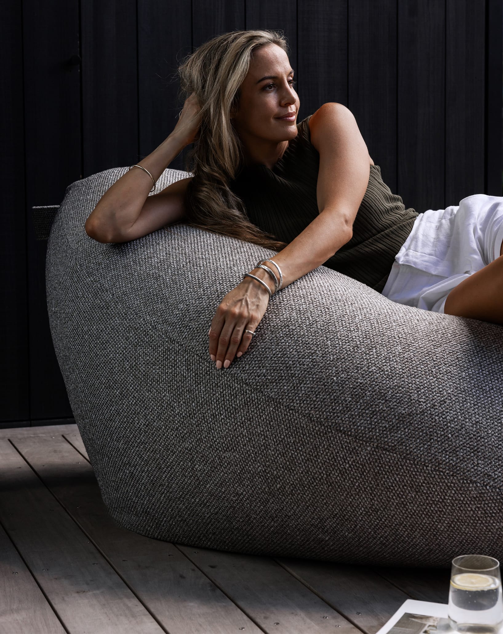 Outdoor bean bag - XL [Marine]