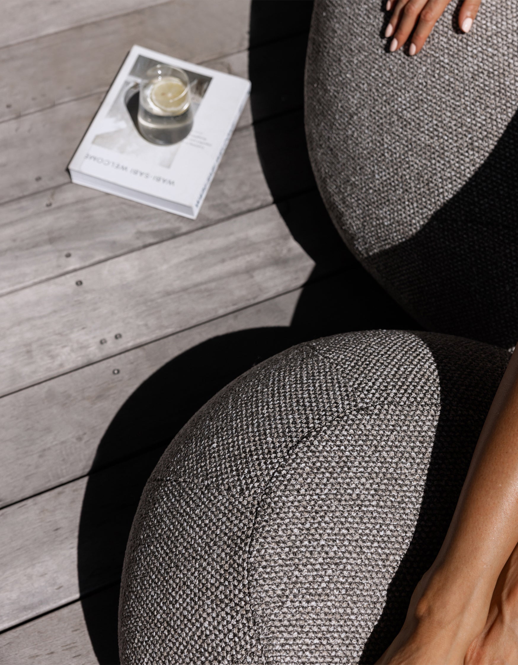 Outdoor bean bag - footstool [Kyoto Source]