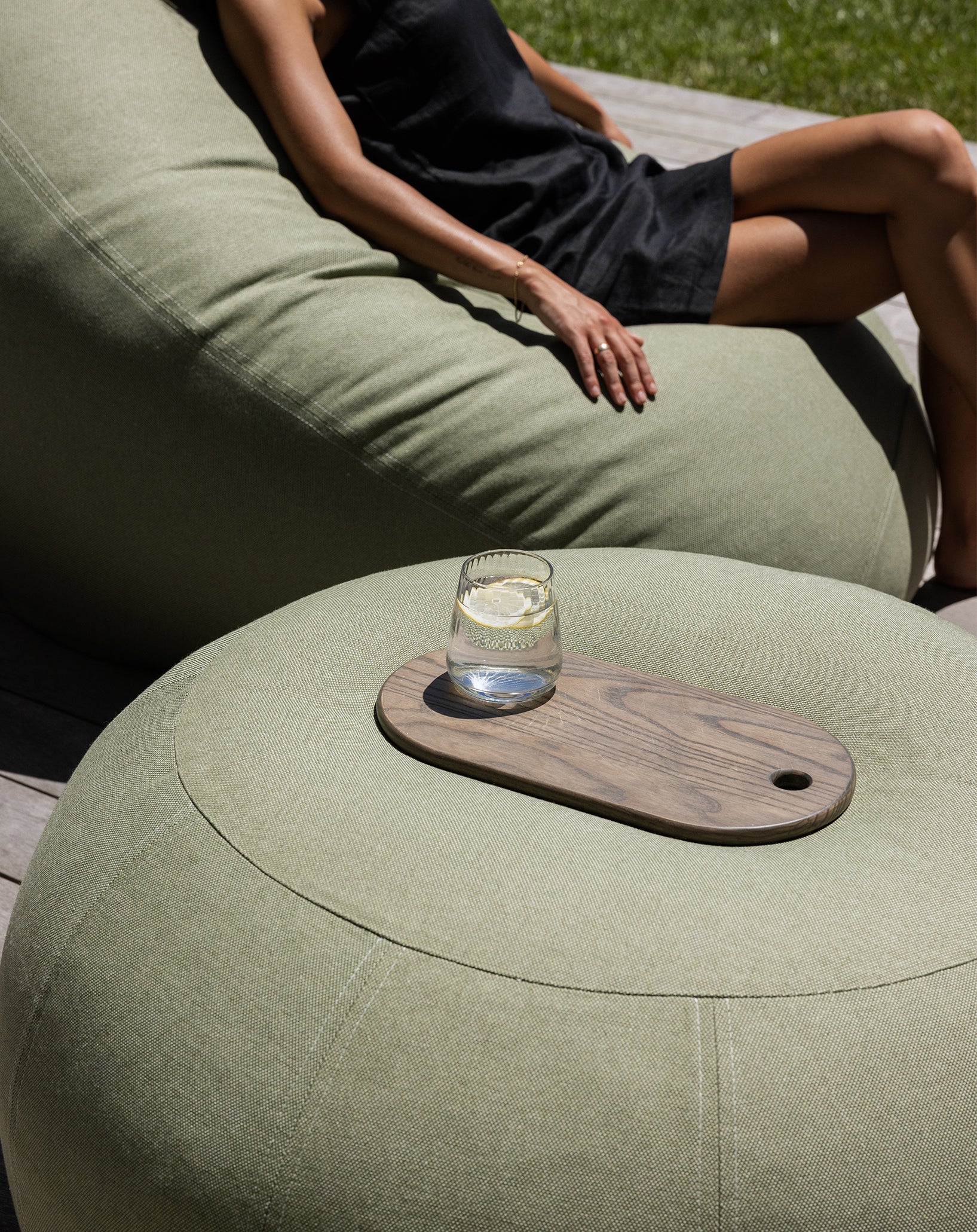 Outdoor bean bag - ottoman [Source]