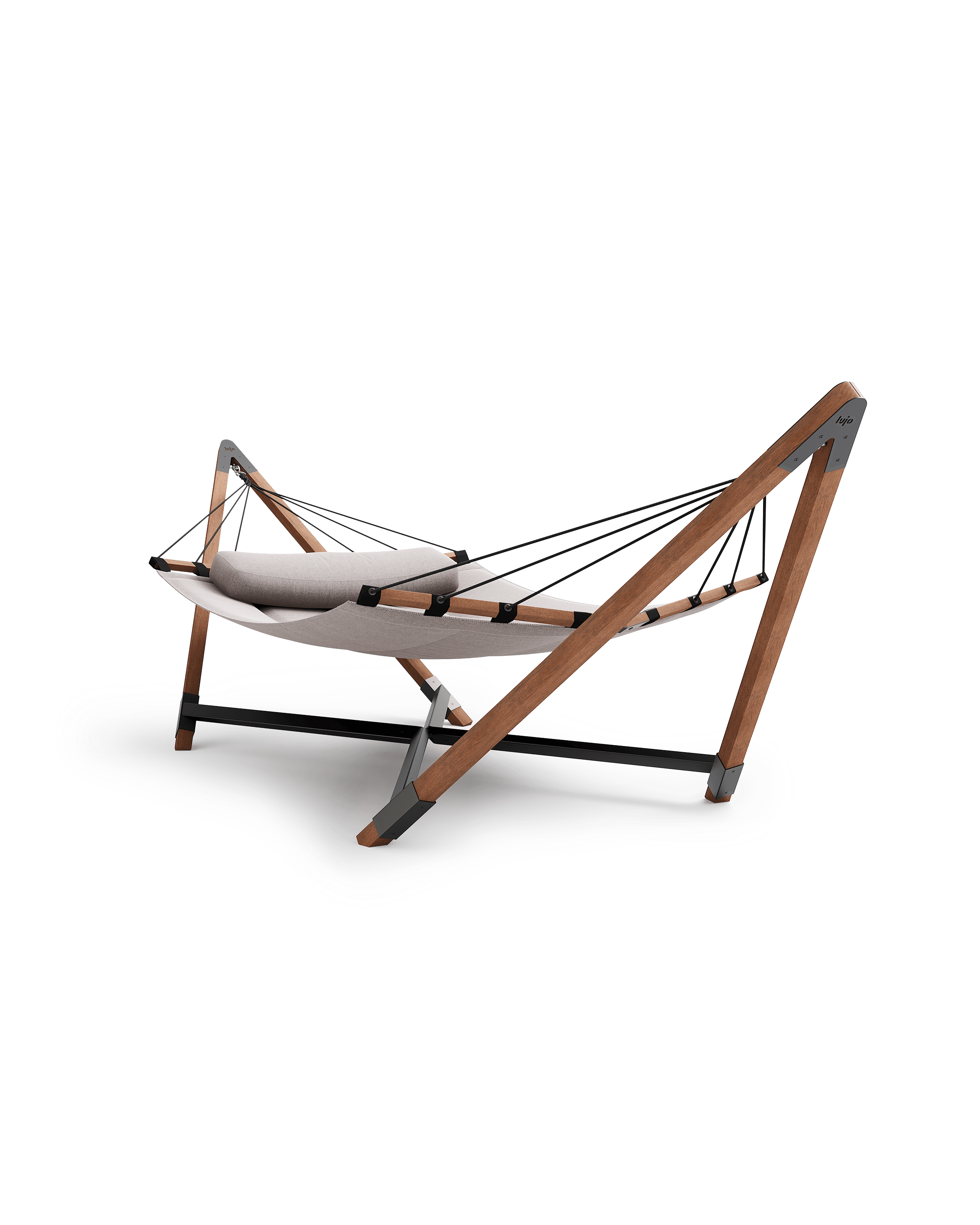 Taj Double Hammock with Stand in Source by Sunbrella | lujo