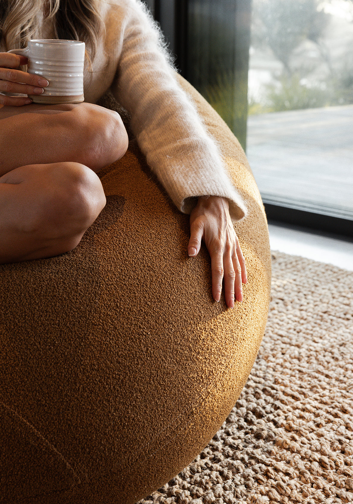 『希少』X-TAGE PURE DURALUMIN【ROUND M】 Kyoto XL Bean Bag in Momentum Fabric | lujo