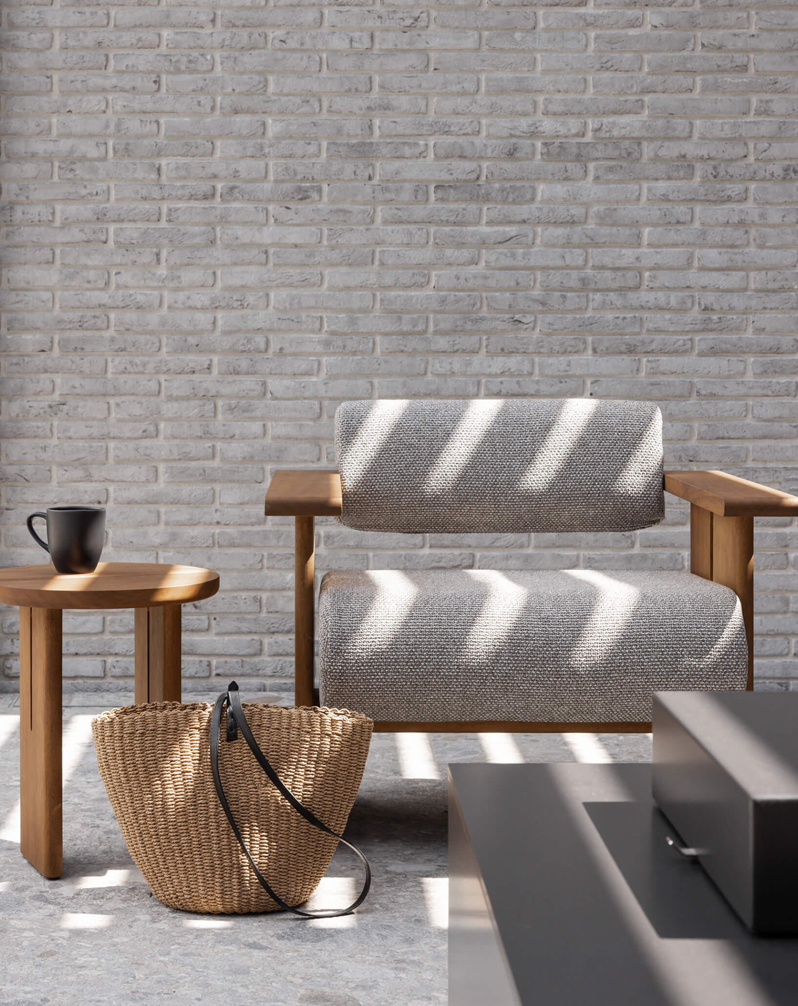 Outdoor lounge chair [Ostuni]