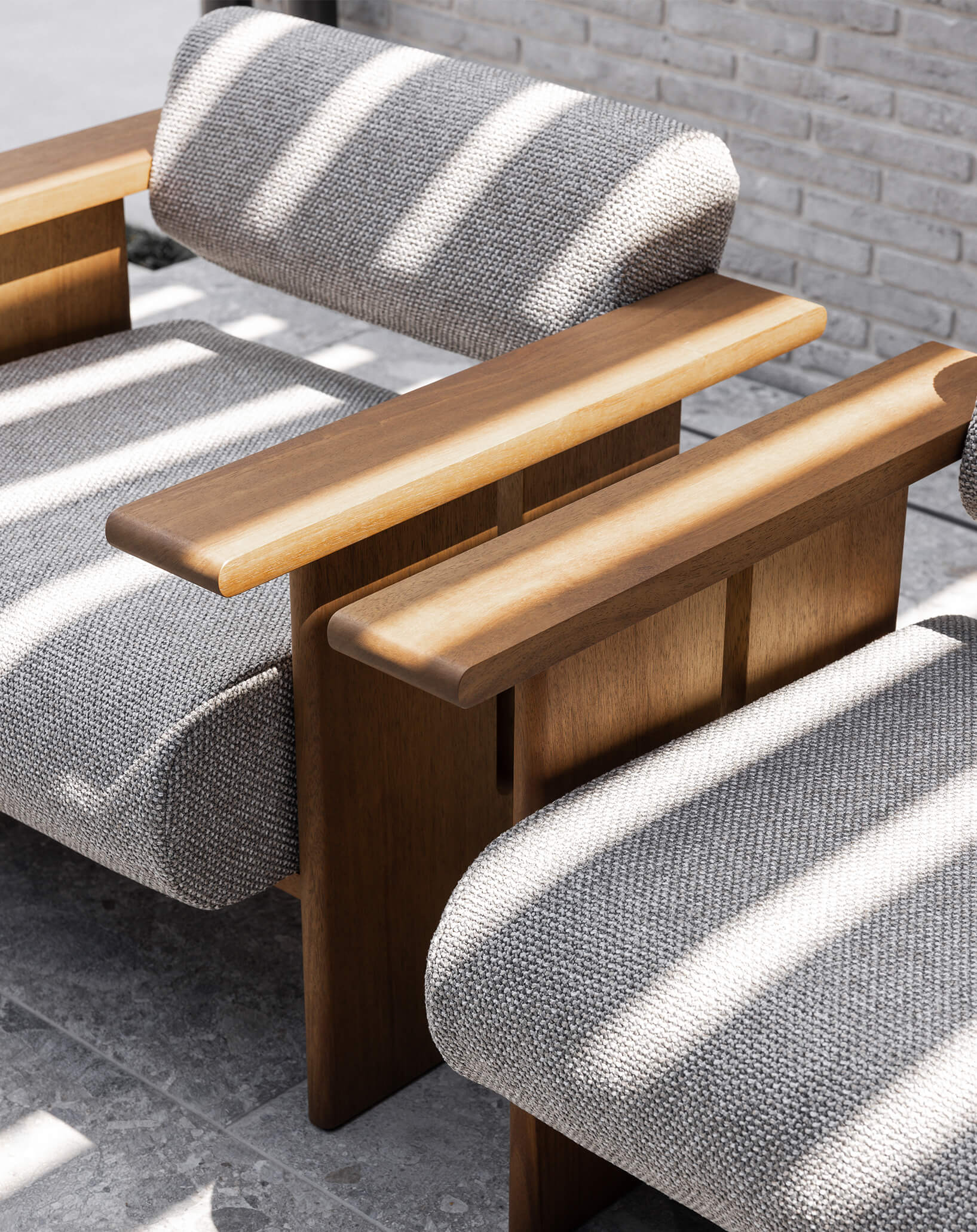 Outdoor lounge chair [Ostuni]