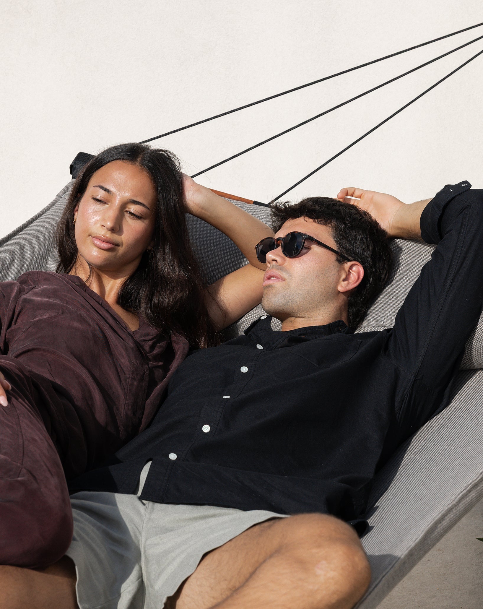 Haven Double Hammock in Source by Sunbrella Fabric | lujo