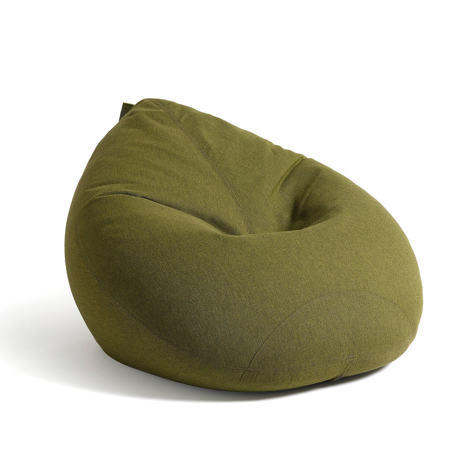 Olive Green Color Bean Bag Cover Without Beans (Size XXL)